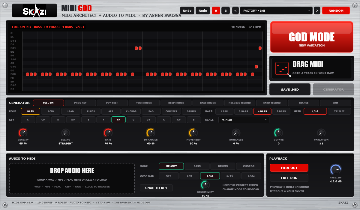 MIDI GOD